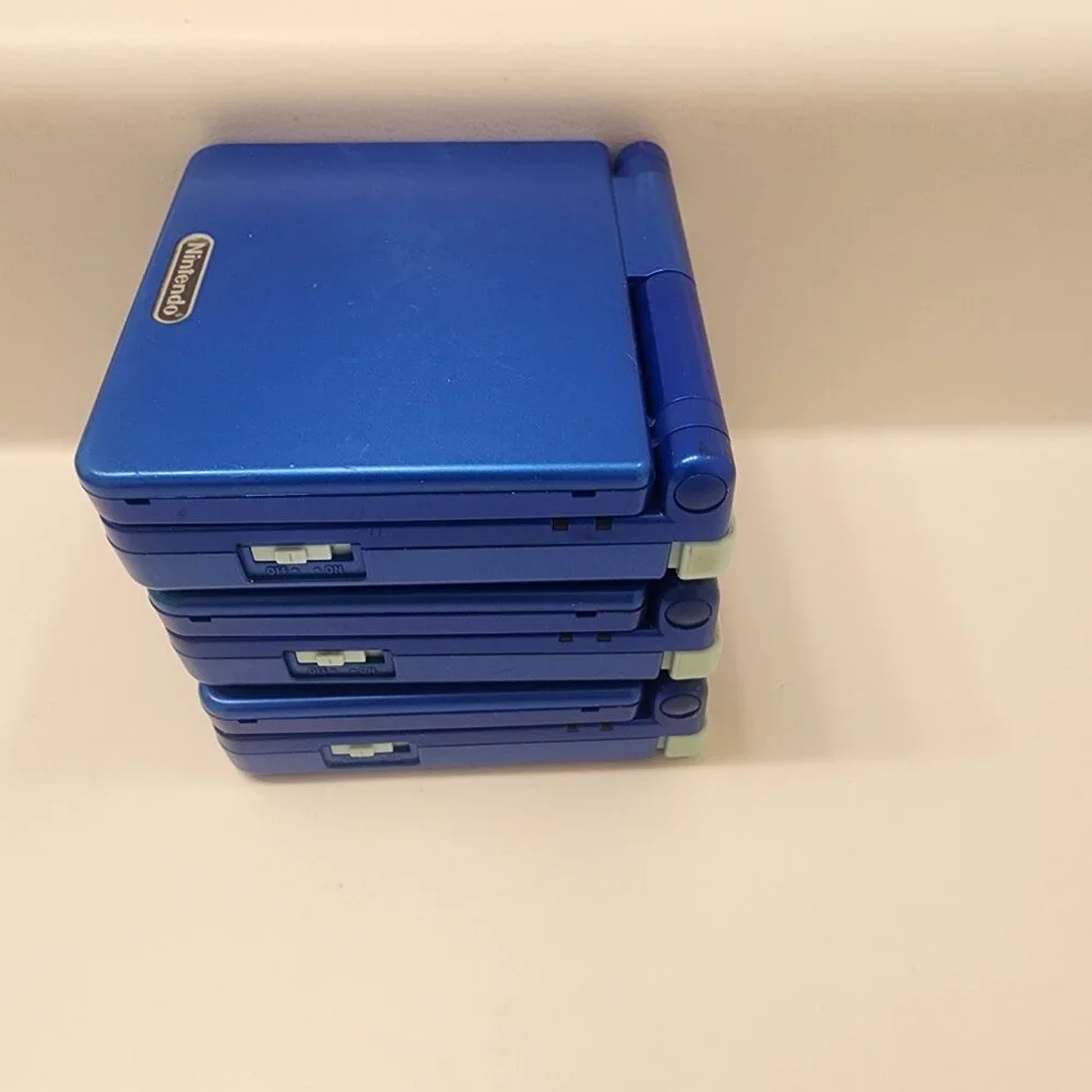 1X Rare Nintendo Blue Gameboy Advance SP 100% GENUINE Rockman (Japanese Megaman)